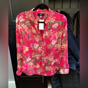 KUT From Kloth Floral Blouse size S NWT